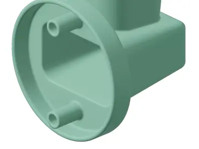 Plastic Bus Mirror Cover Toy 3D model