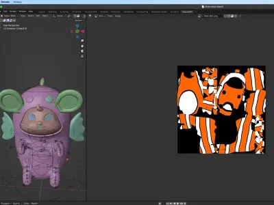 Viral Baby Shark Cats Entire Scenes and Characters Setup 3D model