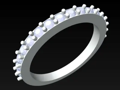 Diamond Ring - Womens Rings - N326259 3D print model