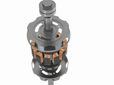 Electro Motor 1 3D model