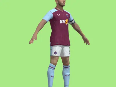 T-Pose John McGinn Aston Villa 23-24 3D model