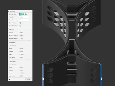 Genuine Cup Holder Divider for Toyota Camry 2002-2006 3D print model