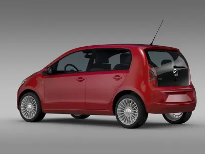 VW UP 5 door 2012 3D model