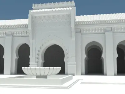 Al-Qarawiyyin Mosque 3D 3D model