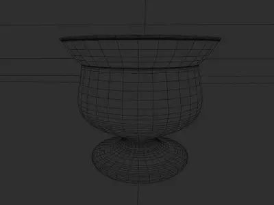 Decorative Vase set 3D model 3D model