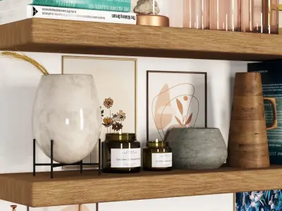 Decore set shelf 3D model