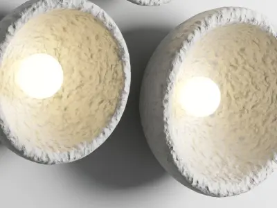 The SONIAH Lighting Collection wall light Low-poly 3D model