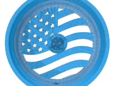 Patriot Rims 1-25th scale 3D print model