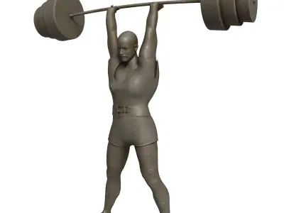 Weightlifter 3D model