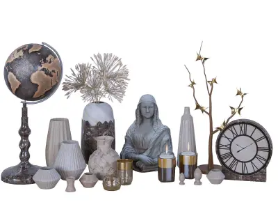 decorative set 45 3D model get