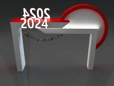 Gate Event Christmas a342  3D model