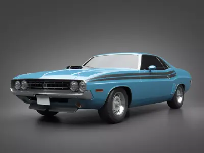 1971 Dodge HEMI Challenger 3D model