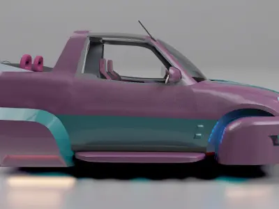 Toyota RAV4 Cabrio 98 VLE 2048 3D model