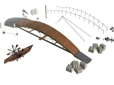 BRIDGE PuentE Reflex CITY  STONE 3D print model