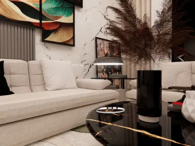 LIVING ROOM INTERIOR DESIGN 3D model buy