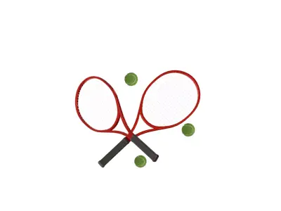 Tennis Racket Free 3D model