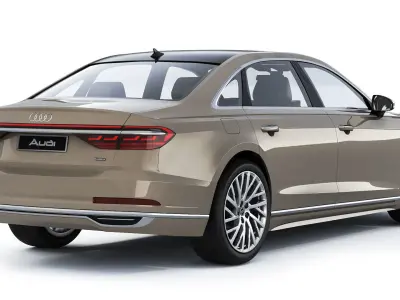 Audi A8 2018 3D model