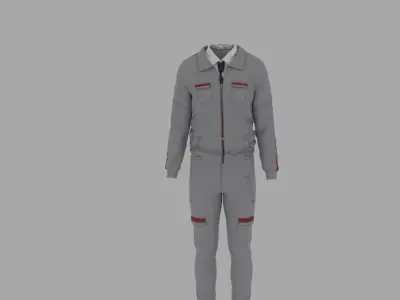 Engineer - Worker Uniform 3D model