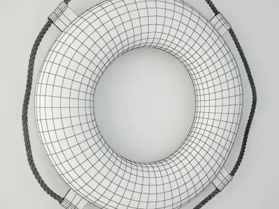 Life Preserver Ring 3D model