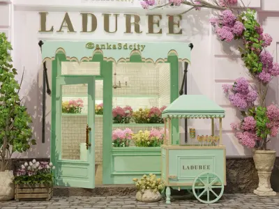 laduree paris 3D model