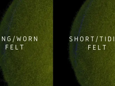 Realistic Tennis Ball 3D model