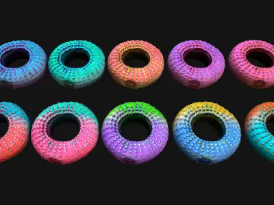 Chew Toy for Pets Dogs Cats Gnawing Ring  Low-poly 3D model