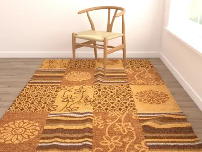 Rugs No 884 Low-poly 3D model