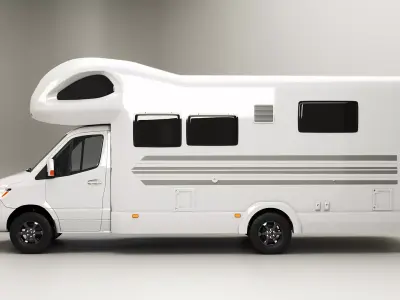 Modern Camper 3D model
