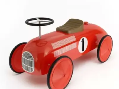 Red Car 3D model get