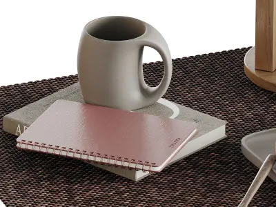 Decorative set 04 3D model