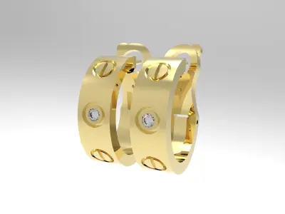 earring N - 262 3D print model