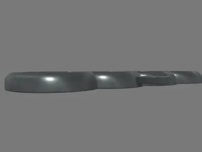 Audi Key Ring Chain 3D print model