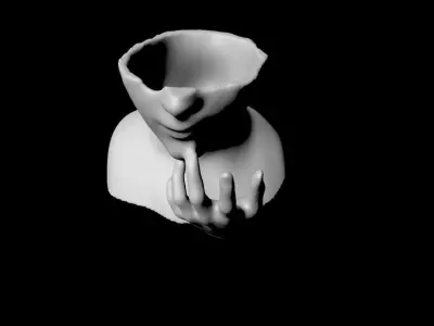 Greek vase 3D print model