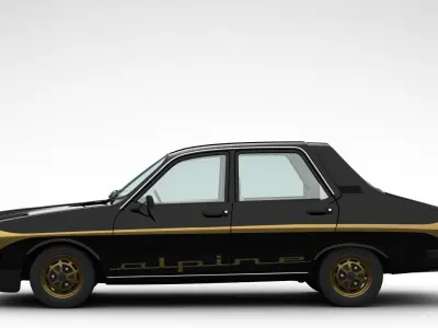 Renault 12 Alpine 3D model