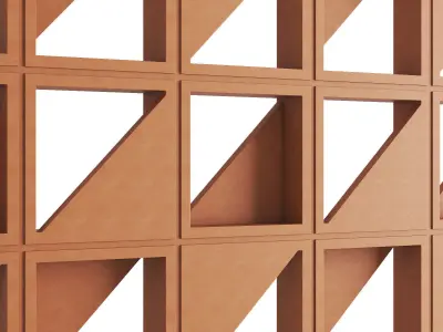 Austral Masonry Kite Breeze Blocks 3D model