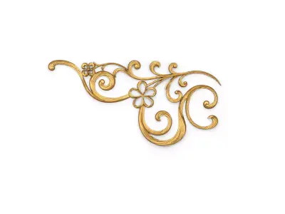 Classic decor ornament 311 3D model