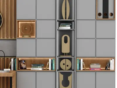 office furniture  Low-poly 3D model