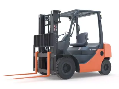 Toyota Core IC Pneumatic Forklift 3D model