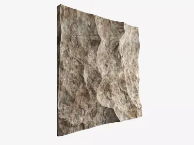 521-RockPanel rock texture 3D model