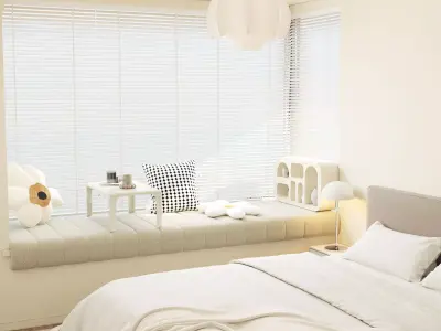 Modern Bedroom 3D model