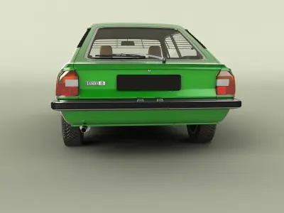 Lancia Beta HPE 3D model