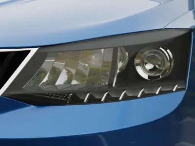 Skoda Fabia Combi 2015 3D model