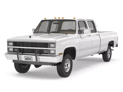 GENERIC 4WD PICKUP TRUCK 5 3D model