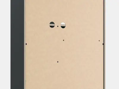 VIHALS Shelving unit with 6 shelves 1 Low-poly 3D model