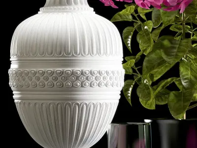 Flower Vase Set 3D model