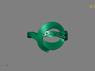 Fancy Womens Rings Plain Rings Ready STL 3DM Models Rings 3D print model 18