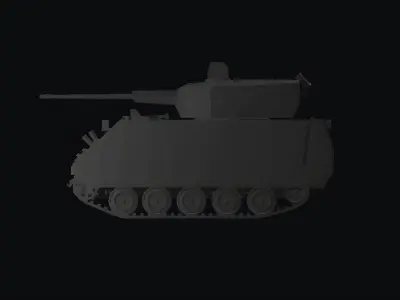 M113 with ut30 mk2 turret 3D print model