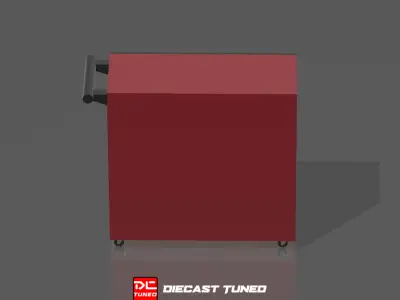 Toolbox with handle Mechanic Shop Repair for Dioramas 3D print model