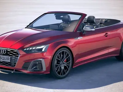 Audi S5 Cabrio 2020 3D model