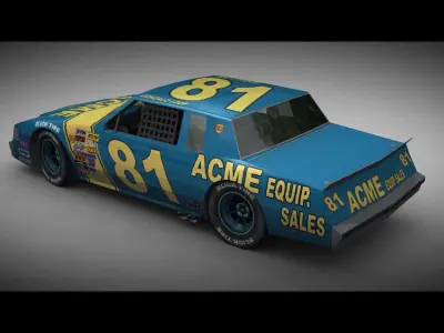 1980s Game Ready Buick Regal Low-poly 3D model